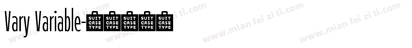 Vary Variable字体转换